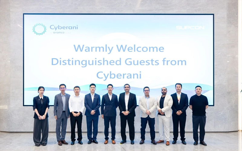 沙特阿美旗下Cyberani高层接见必发集团，携手共筑工业信息安全新格局
